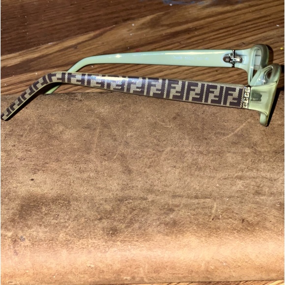 Fendi NWT Authentic Green and Brown 838R Prescription Eyeglasses - Picture 8 of 16